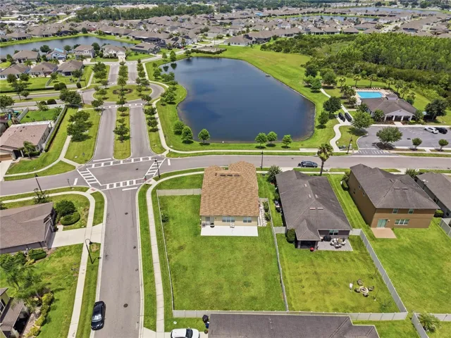 Serene water views and breeze from this pond front property.