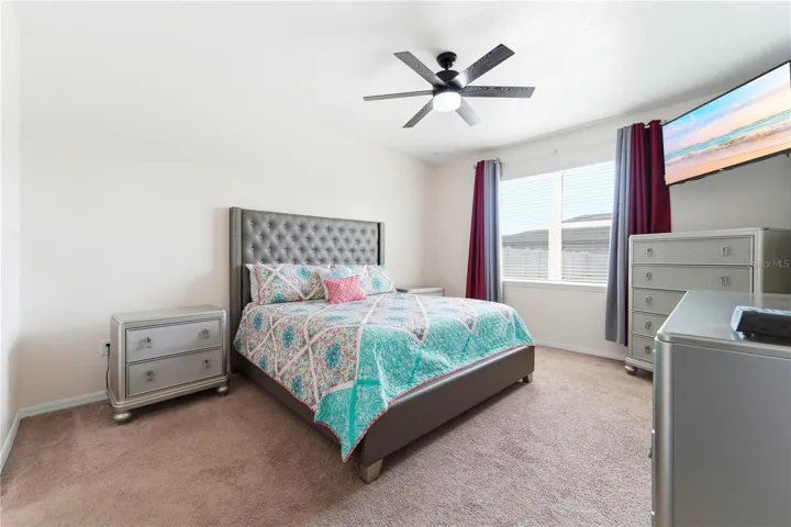 Good Sized Secondary upstairs Bedroom, walk-in closet