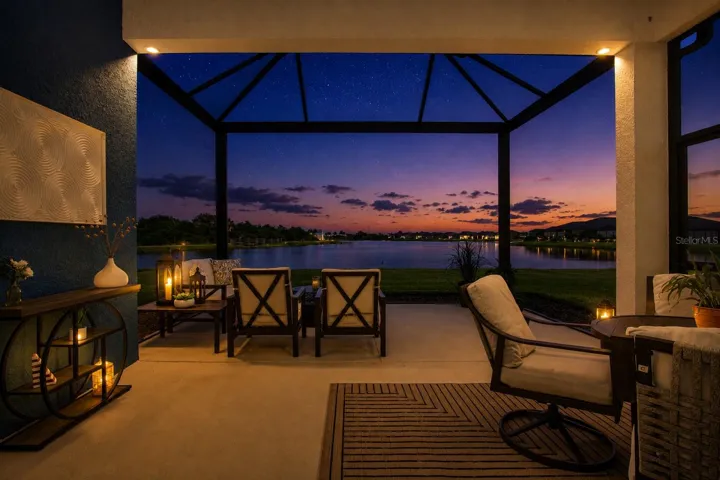 Back Patio Twilight