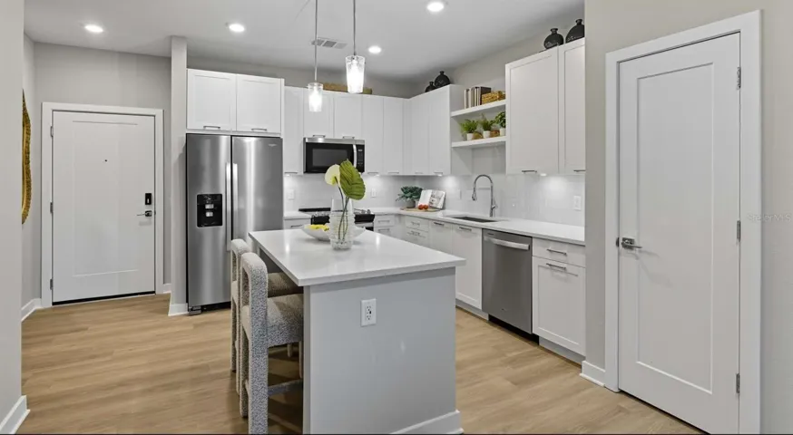Kitchen from Living Room incl Breakfast Bar