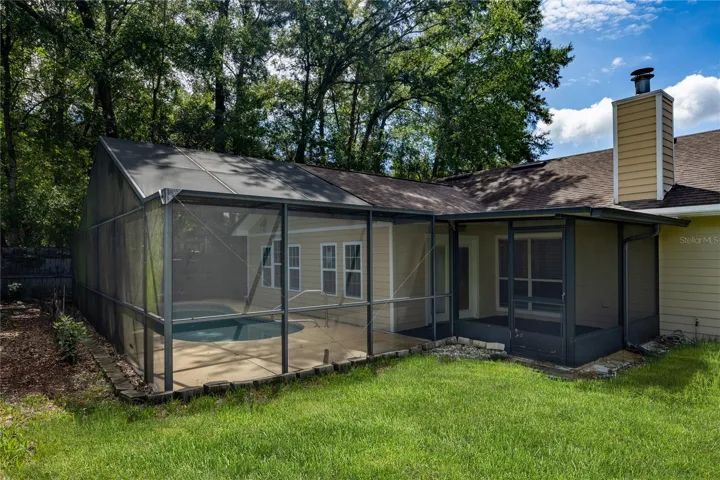 View of Pool enclosure