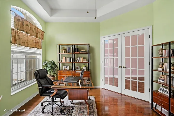 Virtually staged.  OFFICE