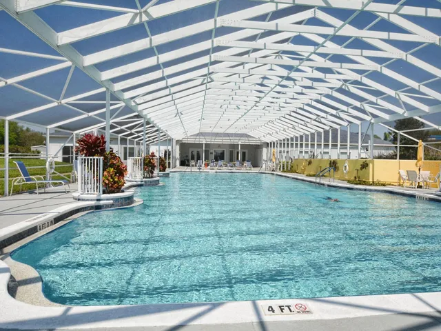 Heated and Screened Resort style Pool and Spa