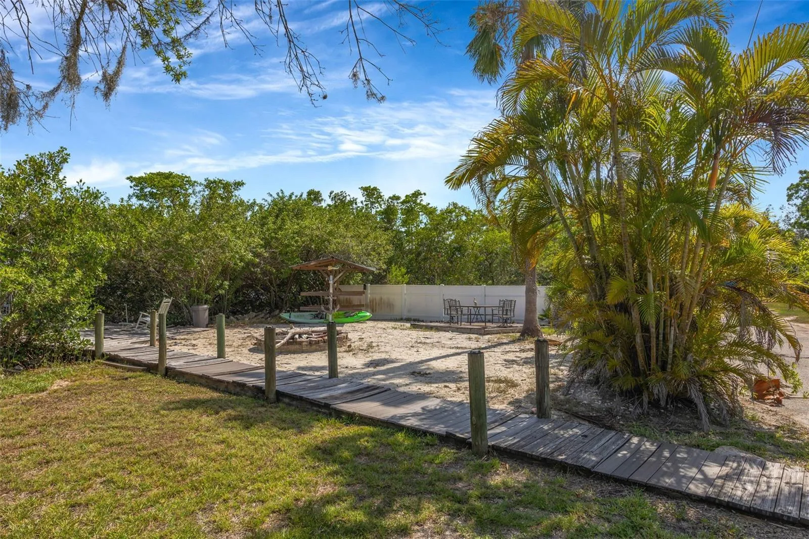 Walk outto the dock and boat port