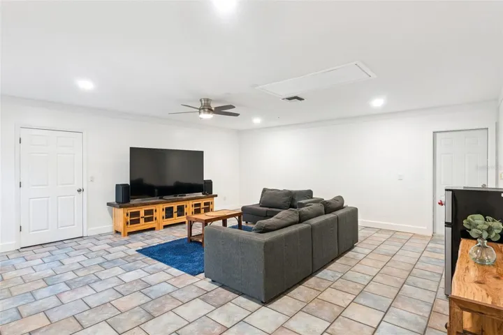 Bedroom 4 - FLEXIBLE!!  Game room, office with a separate door, multi-generational living, or if zoning allows, minor modifications can turn it into an income producing studio