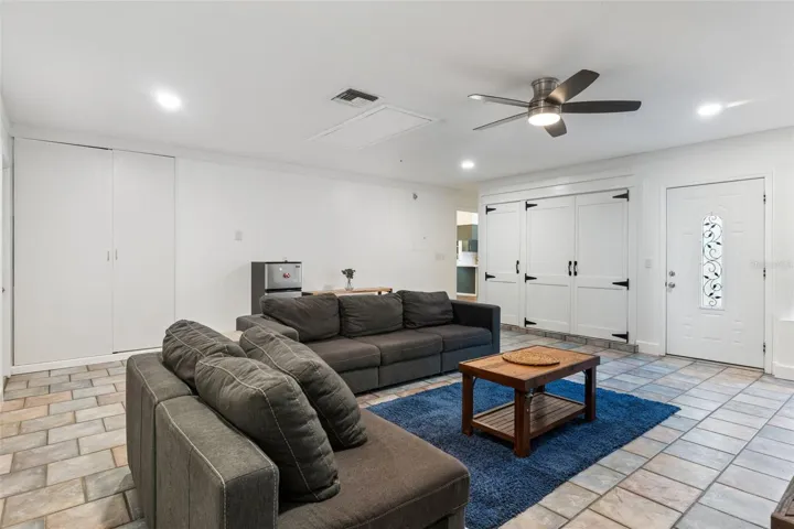 Bedroom 4 - FLEXIBLE!!  Game room, office with a separate door, multi-generational living, or if zoning allows, minor modifications can turn it into an income producing studio