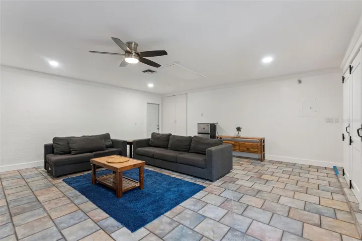 Bedroom 4 - FLEXIBLE!!  Game room, office with a separate door, multi-generational living, or if zoning allows, minor modifications can turn it into an income producing studio