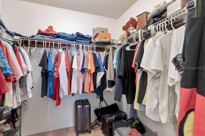 Primary walk-in closet