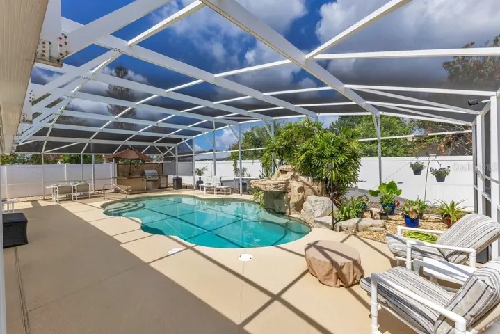 Outdoor oasis view