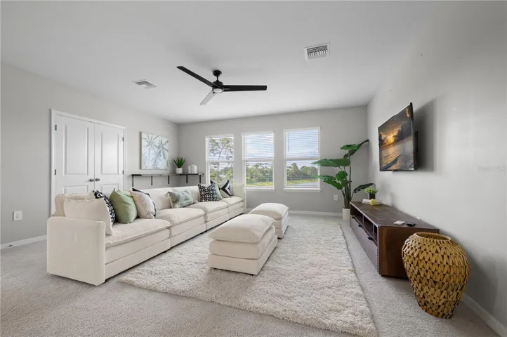 Upstairs family room