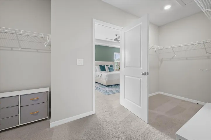 Primary closet