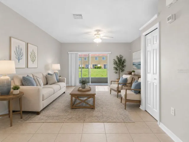 Virtually Staged- Living Room