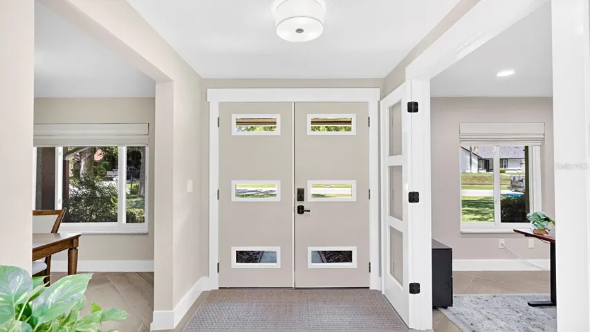 Double Door Front Entry