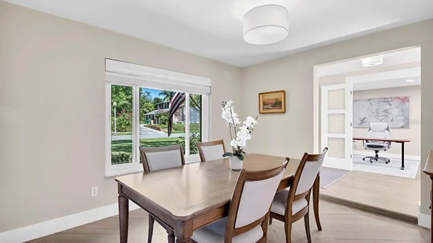 Formal Dining Room off the entry