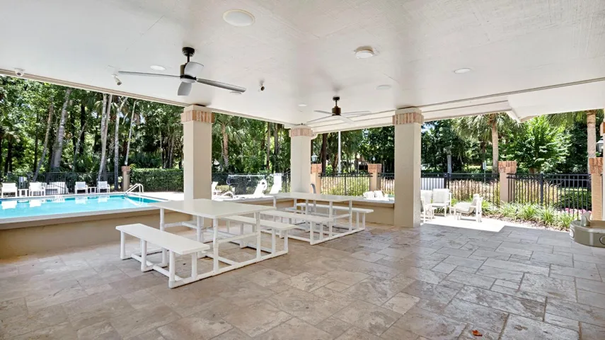 Covered patio