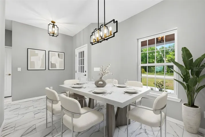 From the moment you step inside, you'll appreciate the home's STYLISH FINISHES and bright, open feel. LUXURY VINYL PLANK MARBLE-LOOK FLOORING flows throughout, complemented by MODERN LIGHTING FIXTURES and thoughtful architectural details. Virtually Staged