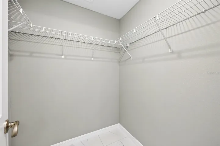 The Primary walk-in closet