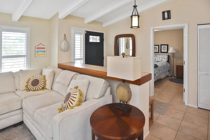 Living room, foyer