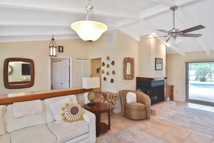 Living room, foyer