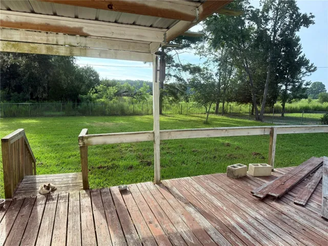 deck needs some work...