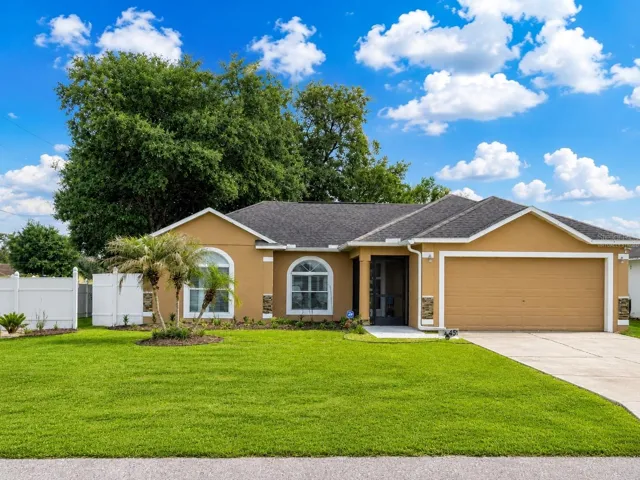 VIRTUALLY STAGED - Exterior Front on a Beautiful Day