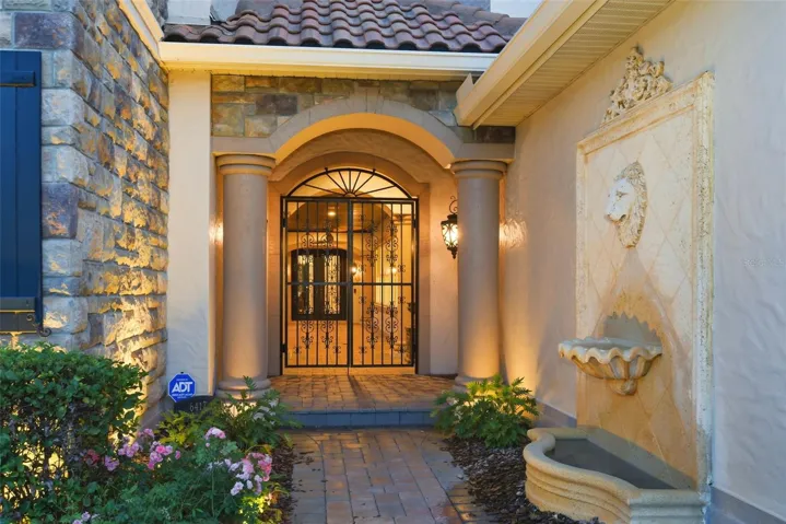 Courtyard entry