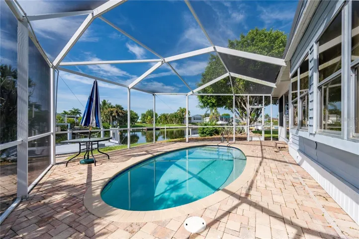 Private Pool and screened lanai and lounge area