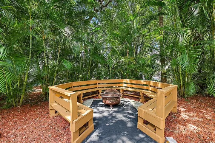 fire pit area