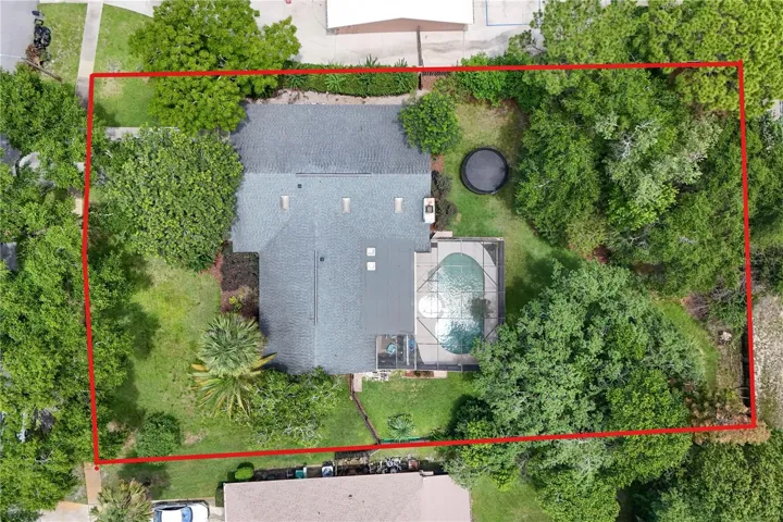 Situated on a close to a 1/2 acre