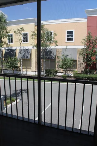 Primary Screened Balcony View