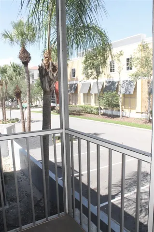 Primary Screened Balcony View
