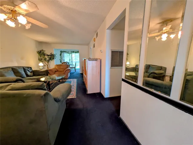 Entry toward living & dining areas