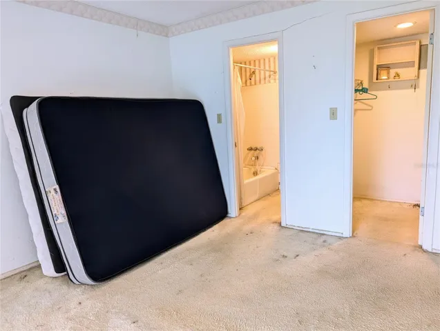 Master bedroom, walk-in closet & connecting 'Jack n Jill bathroom.
