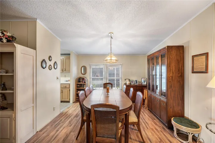 Formal dining area