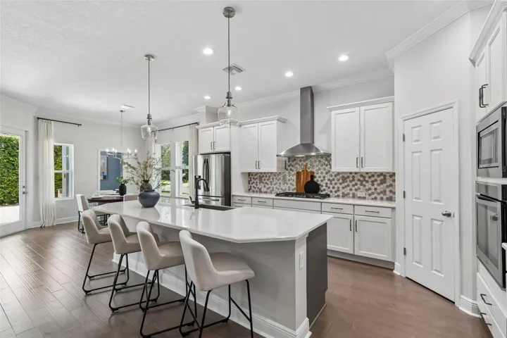 Kitchen with walk-in pantry