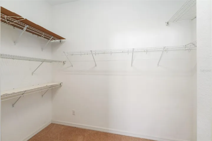 Primary walk-in closet