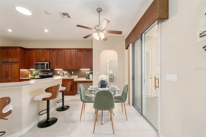 eat-in kitchen plus too for small table