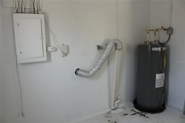 Inside utility room