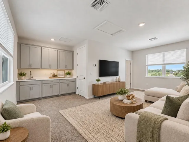 virtually staged above garage room 4