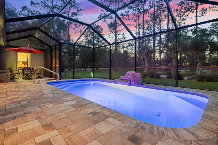 Screened and Heated pool