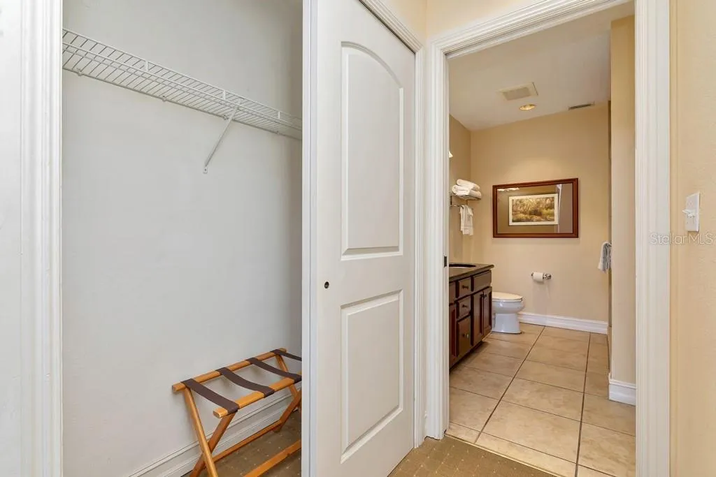 Master bedroom closet