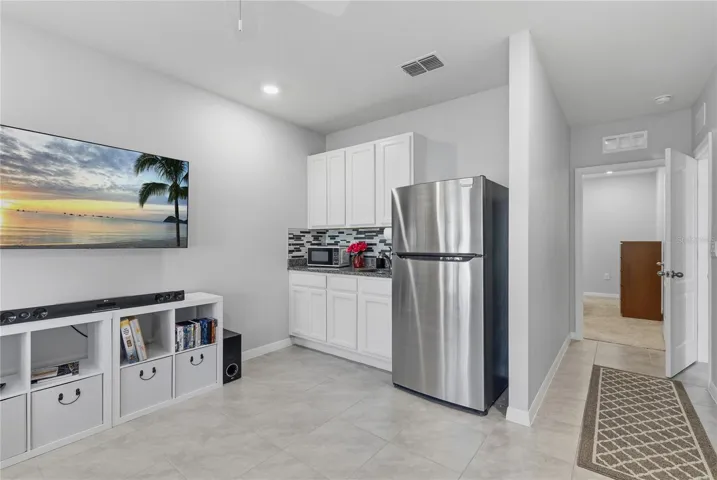 In-Law Suite, with Living Room, Bedroom and Full bath.