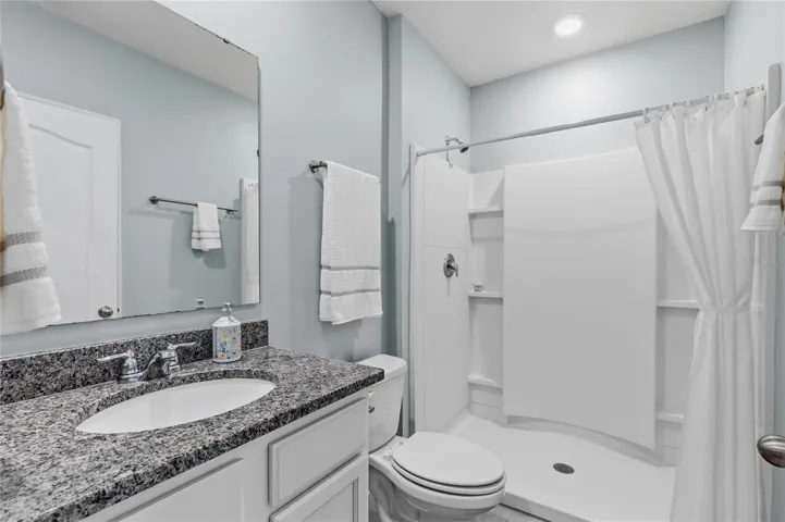 In-Law Suite, with Living Room, Bedroom and Full bath.