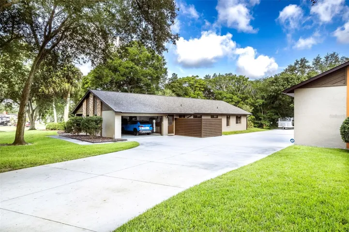 Long reinforced driveway