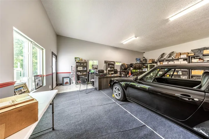 Detached air conditioned garage