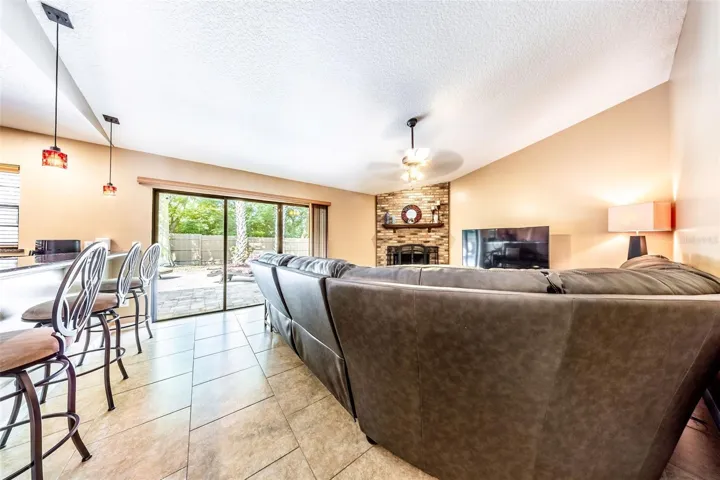 Kitchen Open to Family Room