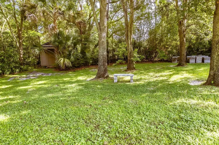 Backyard with Shed