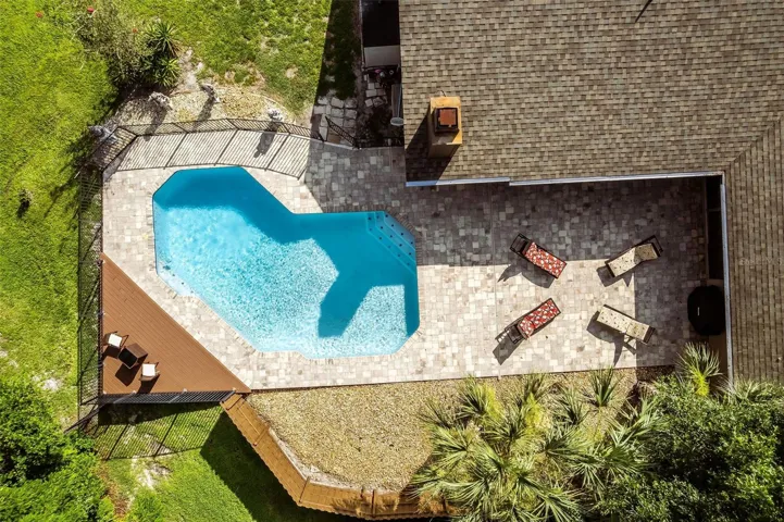 Aerial-pool area