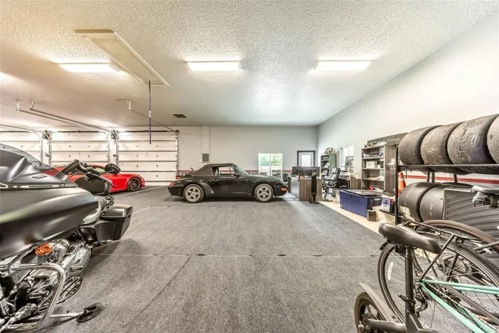 Detached air conditioned garage