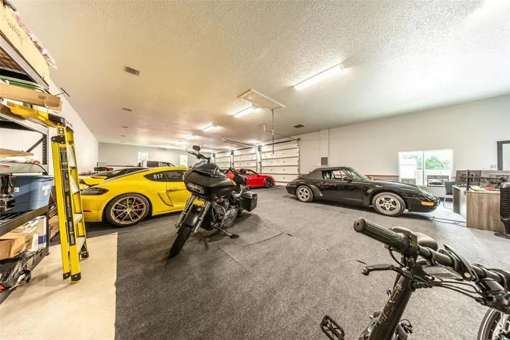 Detached air conditioned garage